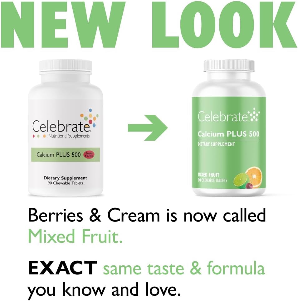 Berry-Flavored Calcium Plus Supplement - 90 Count