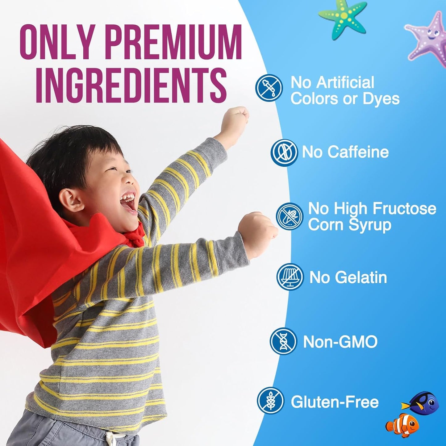 Berry Flavored Kids Immune Support Gummies with Echinacea, Zinc, Vitamin C - Non-GMO, Gluten-Free Vegan Children's Vitamins - 120 Chewable Immunity Gummy Bears