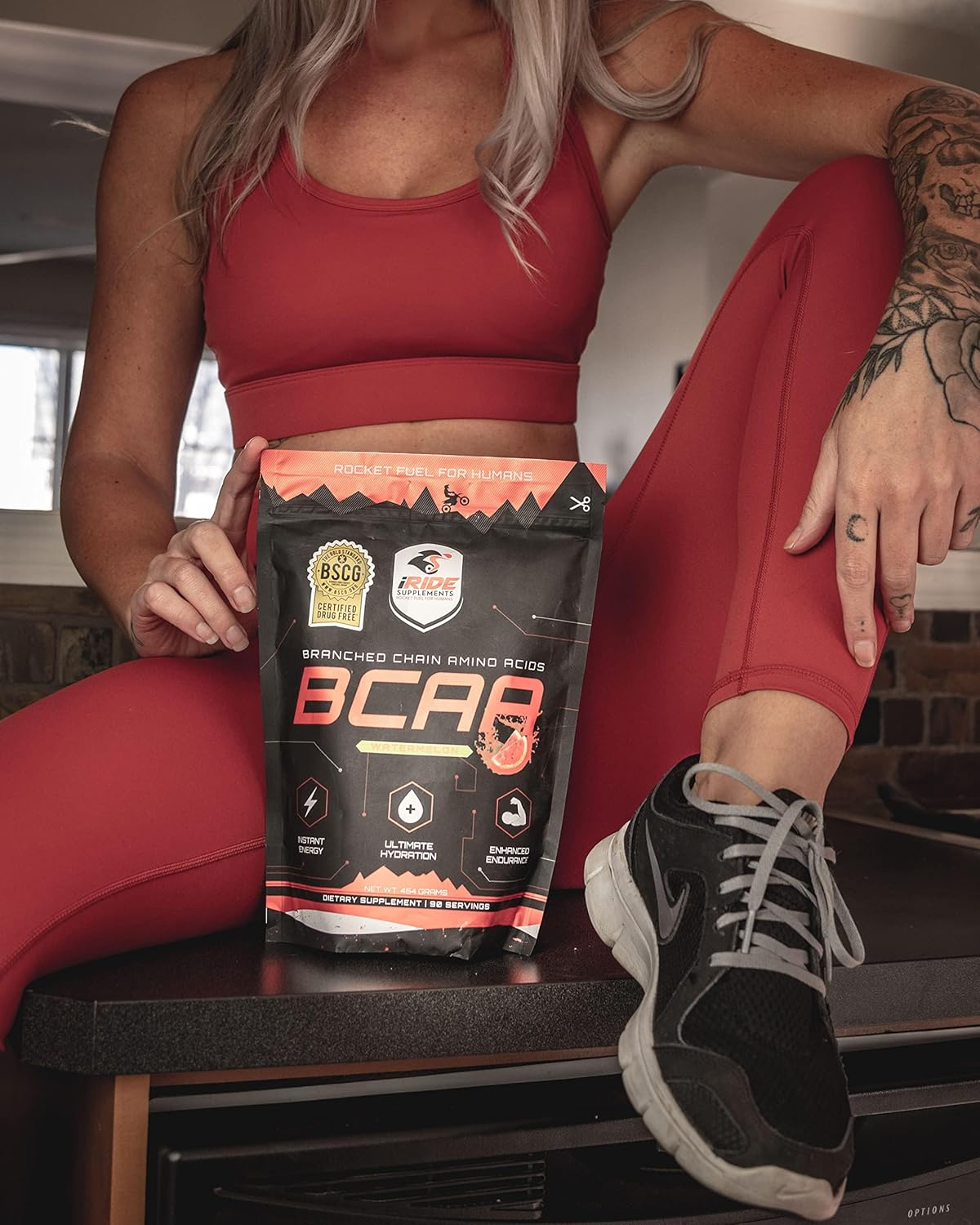 Berry Flavoured BCAA Protein Powder for Athletes - Boost Energy, Performance, and Metabolism - 90 Servings
