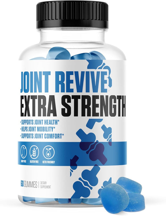 Best Joint Support Gummies with Glucosamine Sulfate & Vitamin E for Joint Health, Mobility, and Cartilage Support - EPN Supplements Joint Revive Gummies for Men & Women