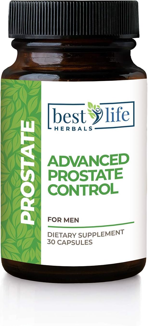 Best Life Herbals Prostate Control Supplement with Saw Palmetto - 1 Bottle for Enlarged Prostate & Overactive Bladder in Men