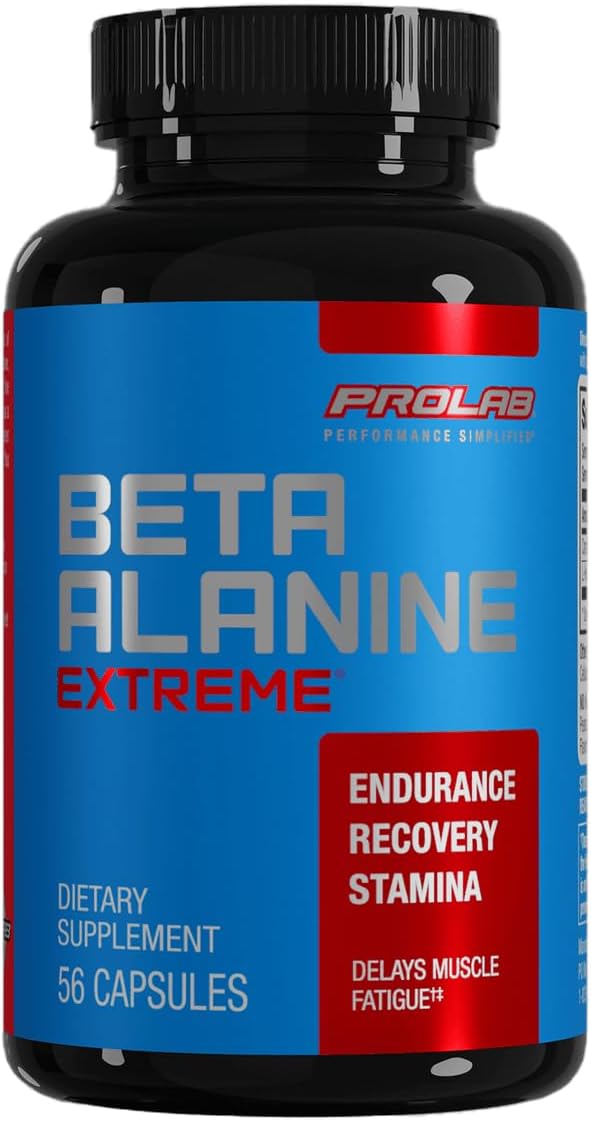Beta Alanine Extreme Capsules with Histidine for Enhanced Muscle Endurance and Recovery
