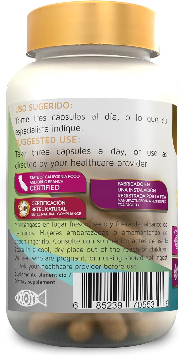 Betel Natural Diabetel Support Capsules - Natural Diabetel Assistance - 90 Capsules