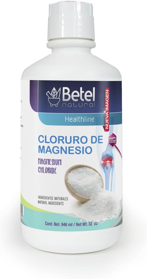 Betel Natural Magnesium Chloride Liquid with Natural Flavor - 32 Oz Bottle