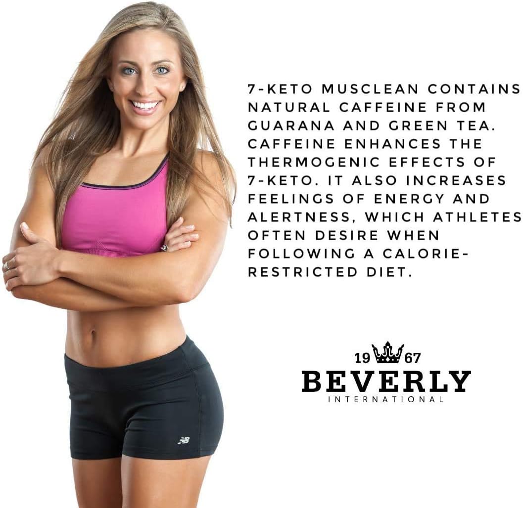Beverly International 7-Keto Musclean: Potent Thermogenic Diet Pill for Men & Women - Boost Fat-Burning Metabolism, Reduce Overeating, Lose Body Fat Without Losing Muscle Tone - 90 Caps