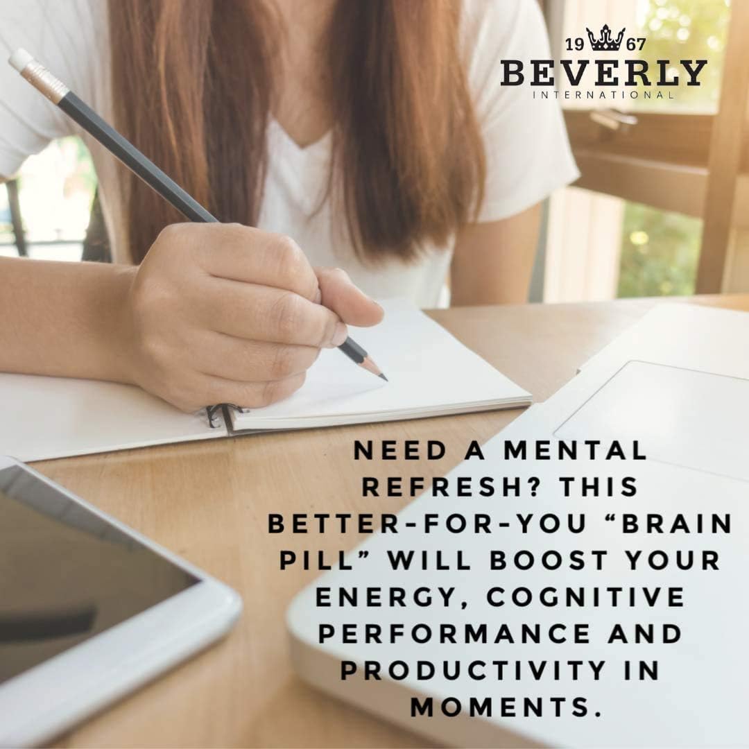 Beverly International Fast-Up Brain Booster: 90 Capsules for Clarity, Focus, and Energy. Improve Mood, Motivation, and Cognitive Performance Quickly.