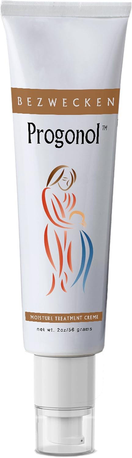 Bezwecken Progonol 2oz Crème - Natural Support for Pre-Menopause & PMS Symptoms - Paraben-Free - 30 Day Supply