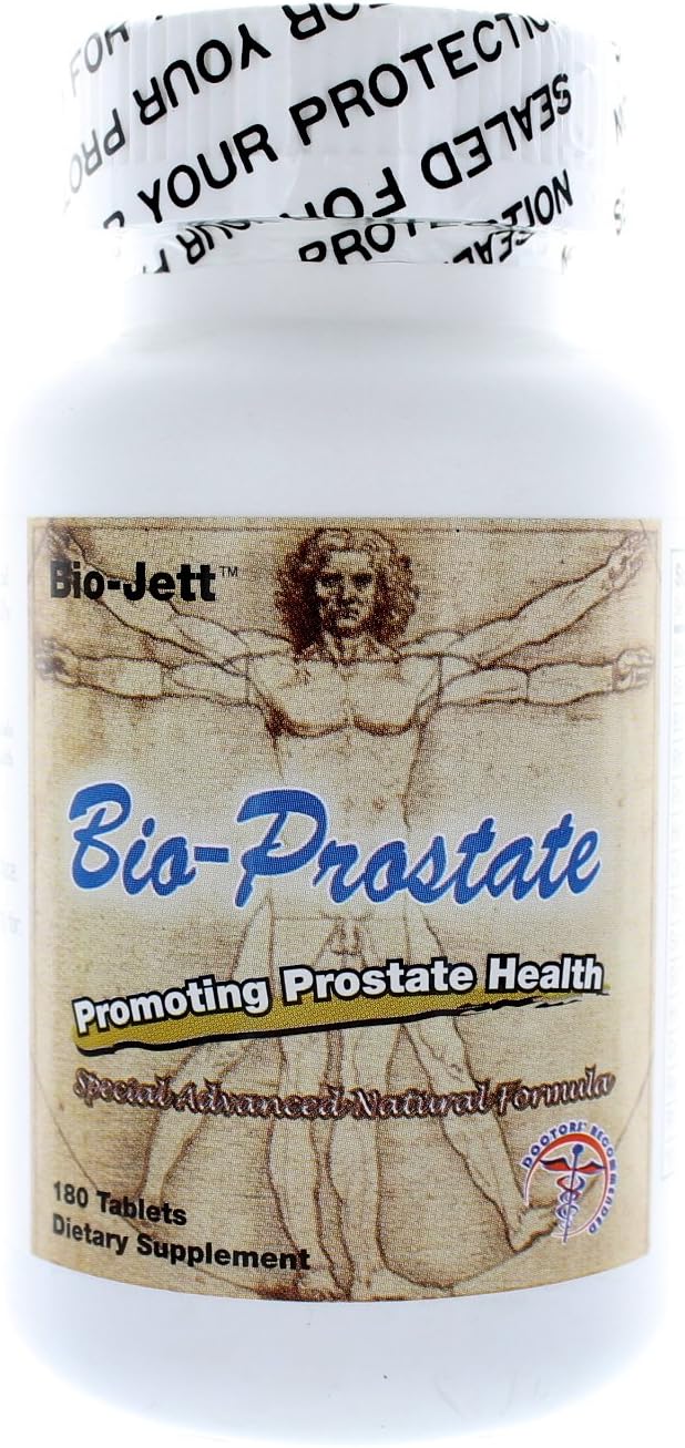 Bio-jett Bio Prostate Supplement - 180 Tablets for Prostate Health and Function