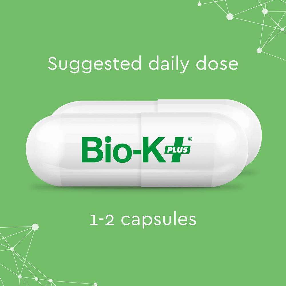 Bio-K Plus PROBIOTIC Daily Supplement with 50 Billion CFUs for Gut Health and Digestive Support