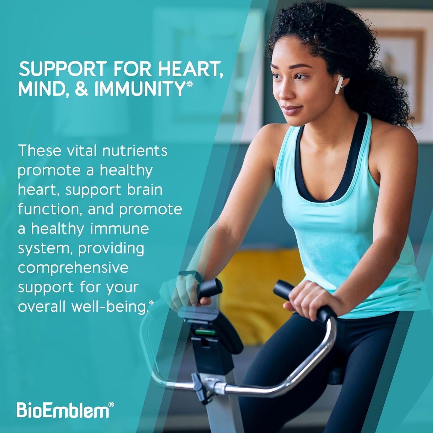 BioEmblem Magnesium Glycinate Supplement with Added Zinc and Turmeric Curcumin for Enhanced Absorption