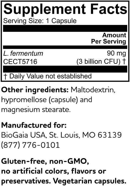 BioGaia Elactia Breastfeeding Probiotic - Supports Healthy Lactation for Mom & Baby - 30 Count