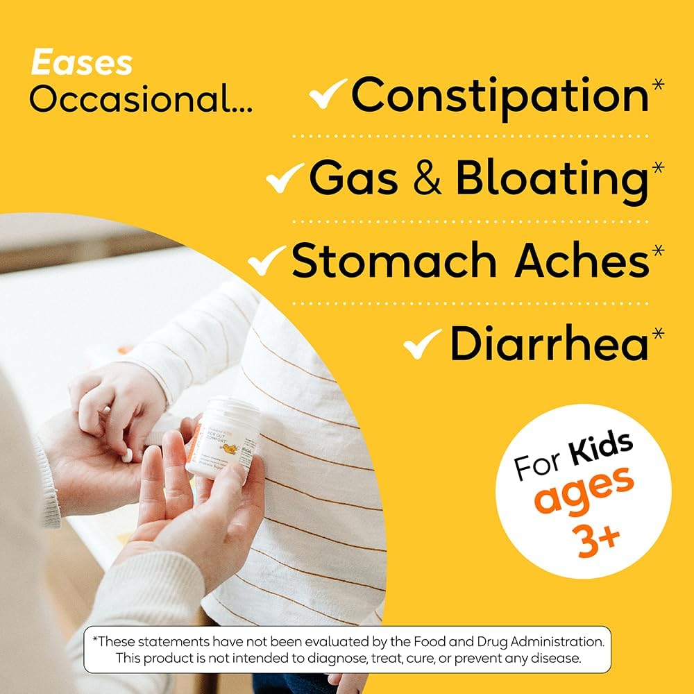 BioGaia Protectis Kids Probiotic - Supports Digestive Health & Regularity for Ages 3+ - Allergen-Free with 30 Years of Research - 30 Day Supply