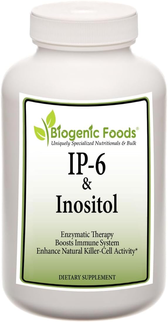 Biogenic Foods IP6 and Inositol Veggie Capsules for Natural Immune Support