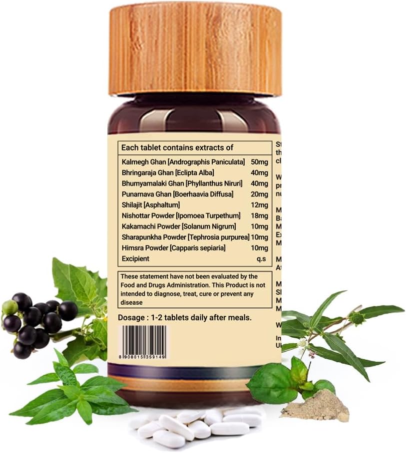 Biogetica Livosolve Liver Care Supplement - Detox & Cleanse for Total Support - Vegan & Non-GMO - 80 Tablets