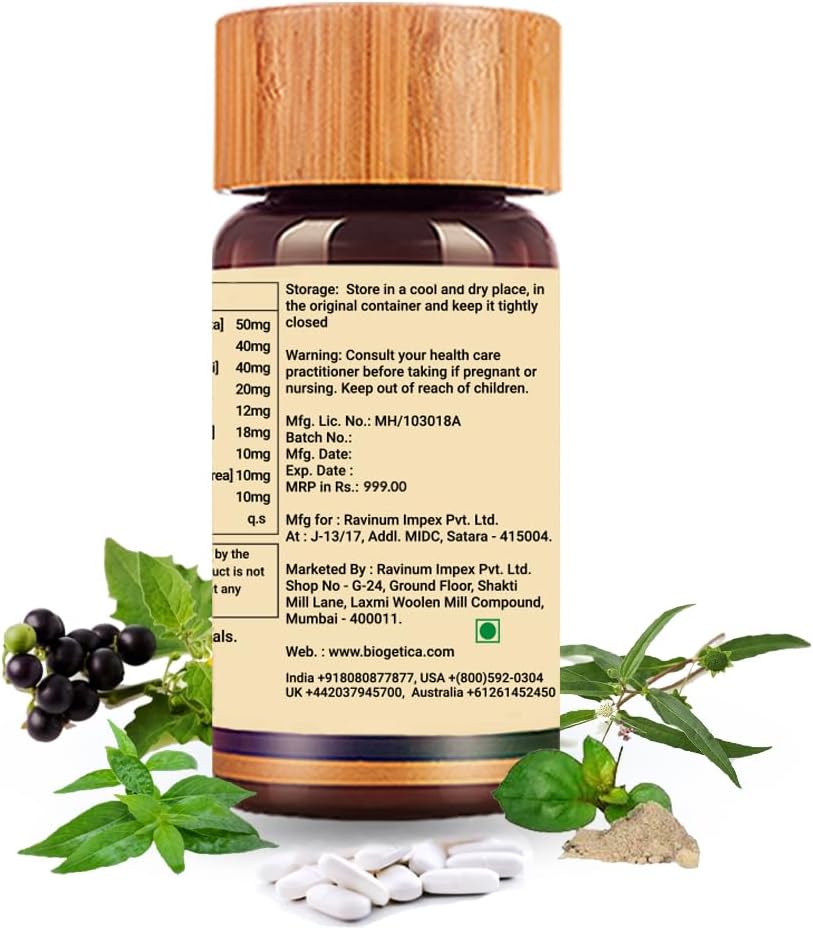 Biogetica Livosolve Liver Care Supplement - Detox & Cleanse for Total Support - Vegan & Non-GMO - 80 Tablets