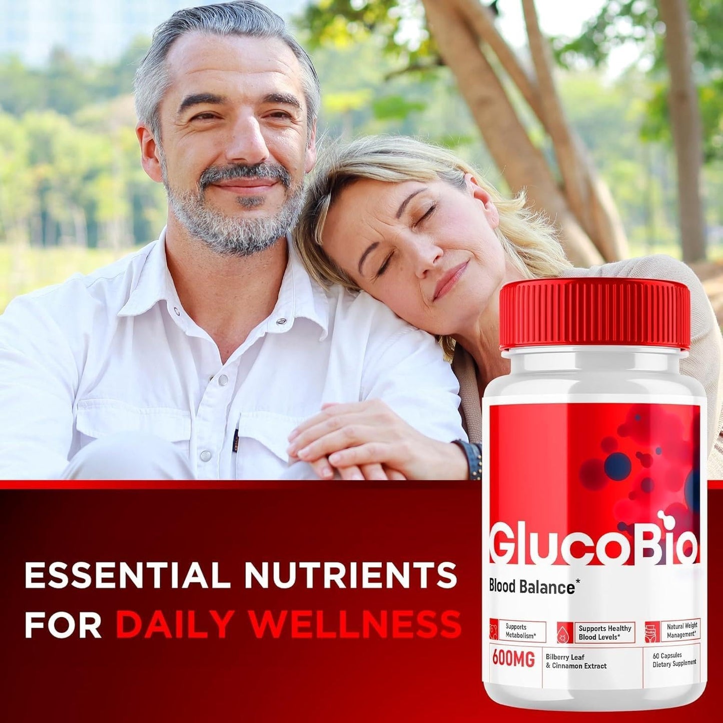 BioGluco Multivitamin Capsules - Natural Glycogen Support Supplement for Overall Health and Wellness (60 Capsules)