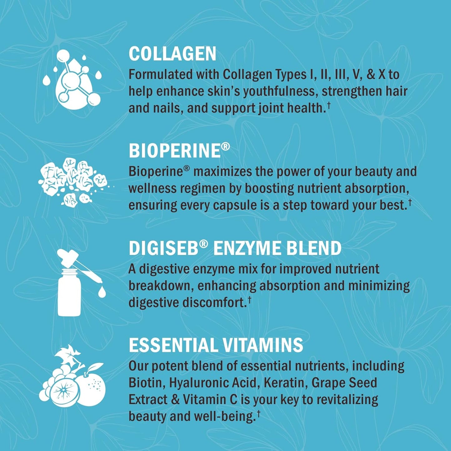 BioSchwartz ACV Gummies with B Complex Vitamins & Collagen Peptide Capsules - 3 Month & 45 Day Supply