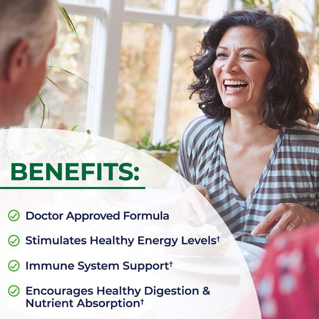 BioSchwartz Super Greens Powder Superfood with Probiotics, Prebiotics, and Digestive Enzymes - 43 Green Superfoods Including Chlorophyll, Bilberry, Chlorella, and Spirulina - Delicious Taste - 30 Servings