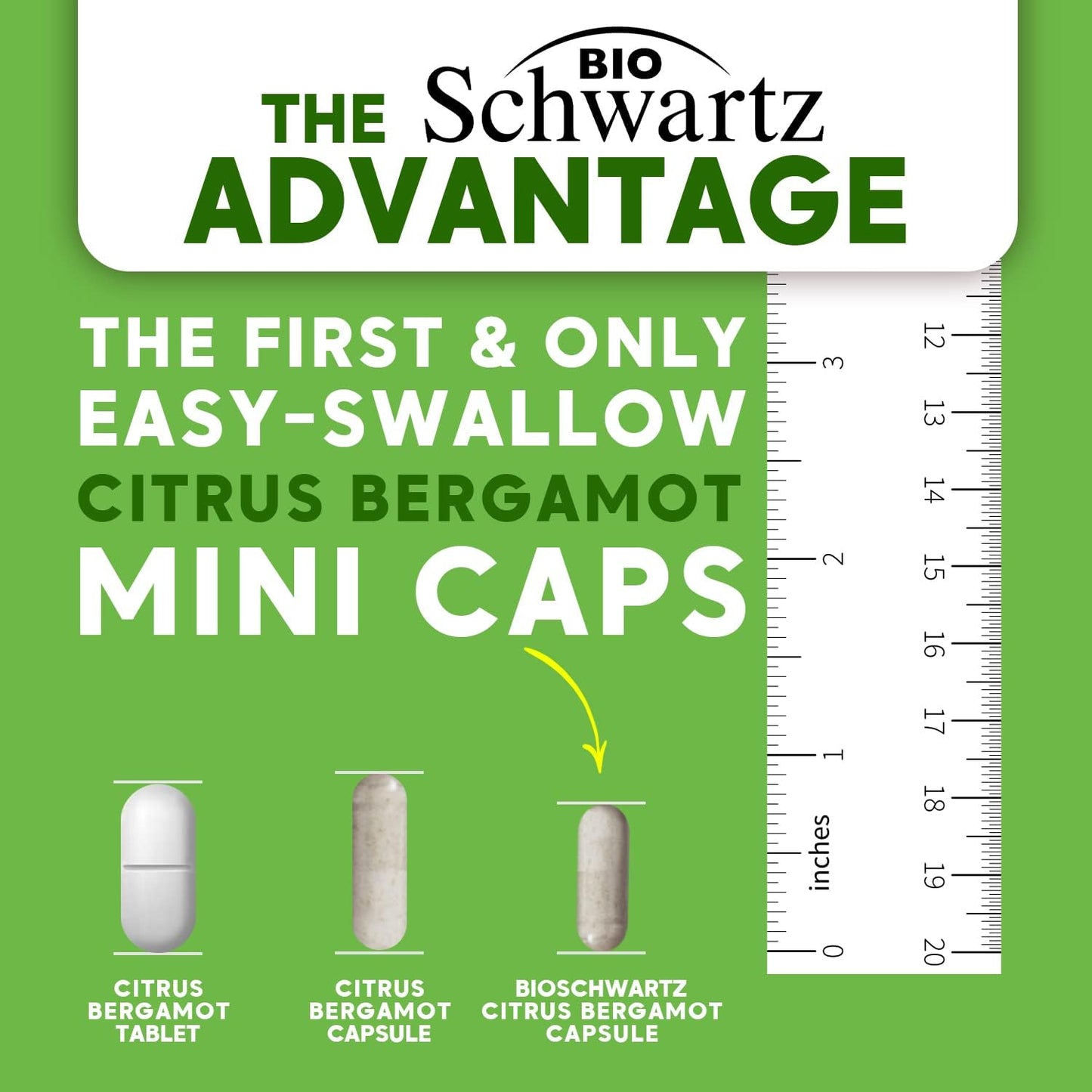 BioSchwartz Triple Strength Omega 3 Fish Oil Softgels and Citrus Bergamot Supplement - Month Supply