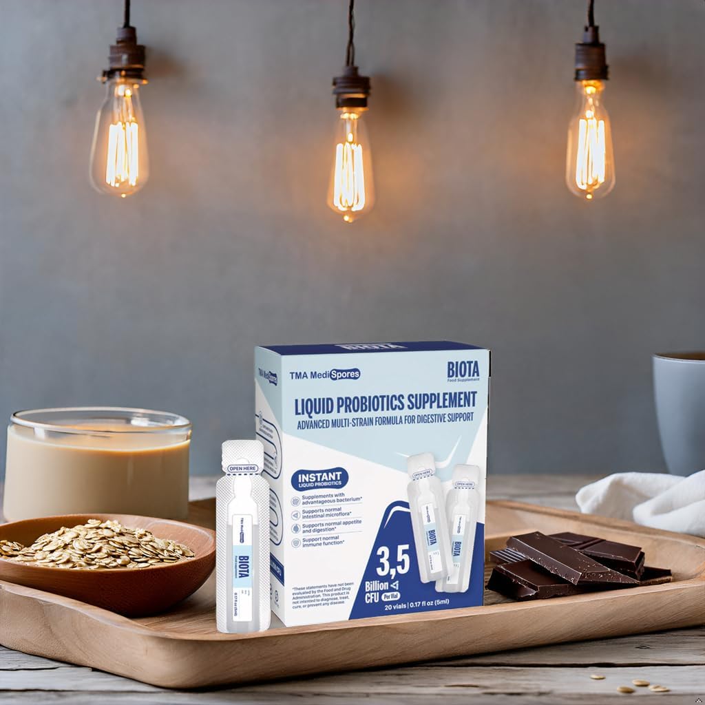 Biota Instant Probiotic Daily Drink with Syndigest Dual Benefit Prebiotic & Probiotic for Digestive Health