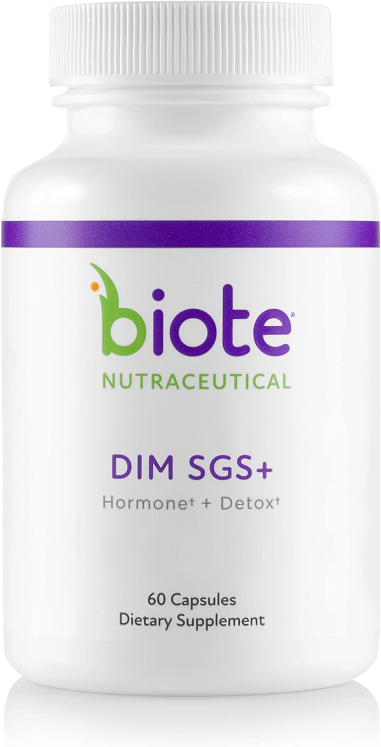 bioTE Nutraceuticals DIM SGS + Capsules: Hormone Balance and Detox Support