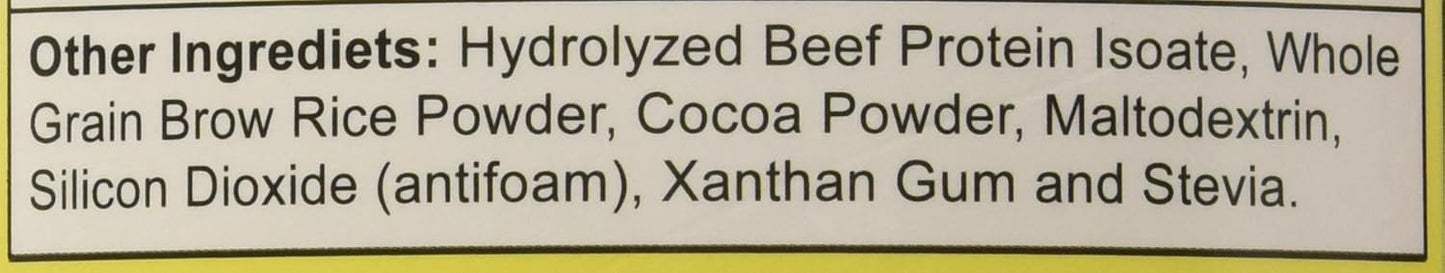 Biotech Nutritions Chocolate Hydrolyzed Beef Protein Supplement - 2.3 Pound Pack