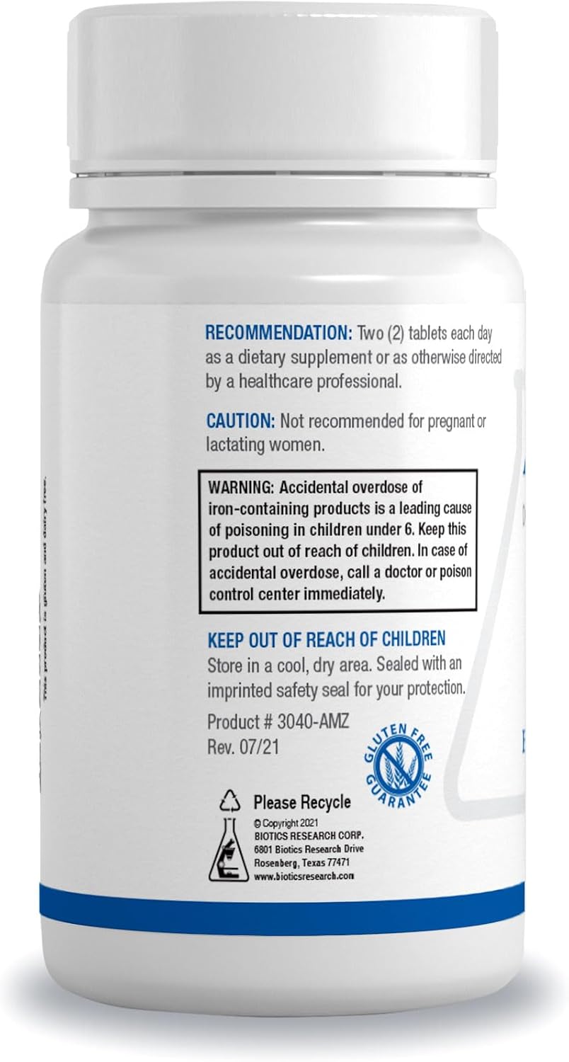 Biotics Research ADB5-Plus: Adrenal Gland & Cortisol Support Supplement - 90 Tablets for Stress Response & Energy