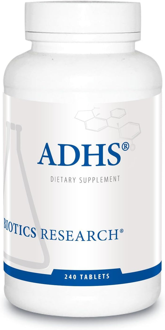 Biotics Research ADHS Adrenal Support Tablets for Healthy Cortisol Levels, Improved Energy, and Antioxidant Benefits - 240 Count