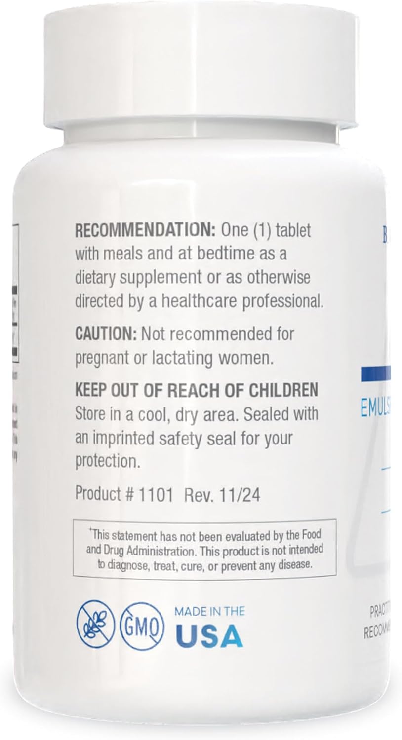 Biotics Research A.D.P. Emulsified Oil of Oregano Tablets - Patented Formula with 50mg Carvacrol - Sustained Release for Gut Health - 60 Pills