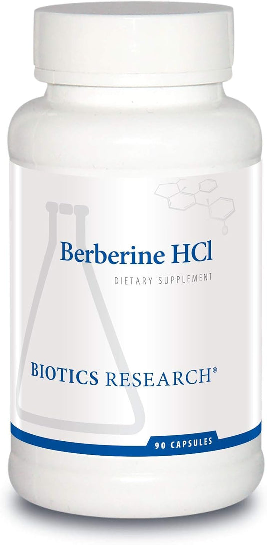 Biotics Research Berberine HCl Supplement for Heart Health, Immune System, GI, and Cholesterol - 90 Capsules