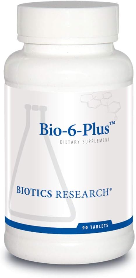 Biotics Research Bio 6 Plus Enzyme Supplement for Pancreatic and Digestive Support, 90 Tablets