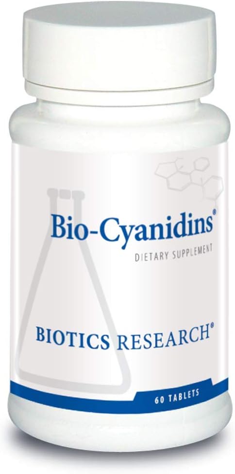 Biotics Research Bio Cyanidins: Antioxidant Support for Radiant Skin & Heart Health, 60 Tabs