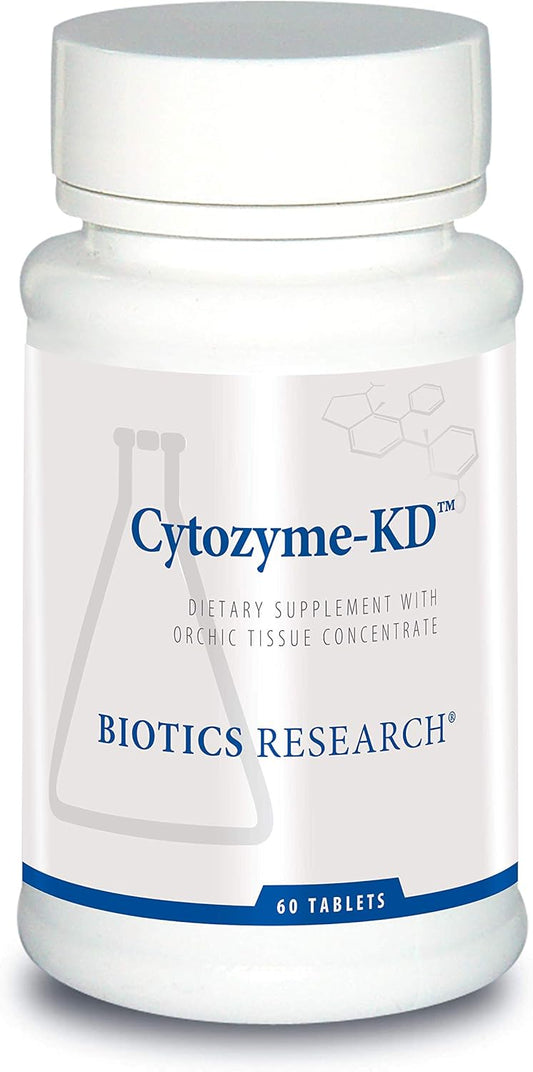 Biotics Research Cytozyme KD Neonatal Kidney Tablets for Renal & Heart Health, Antioxidant Support