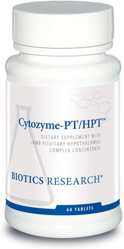 Biotics Research Cytozyme PT HPT Lamb Pituitary & Hypothalamus Complex - Supports Pituitary Gland & Hypothalamus Function, Adrenal Health, Brain Boost - 60 Tablets