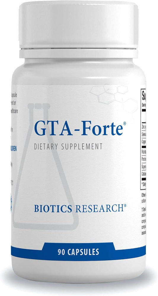 Biotics Research GTA-Forte® - Hormonal Balance Support with Porcine Glandular & Trace Elements - 90 Capsules