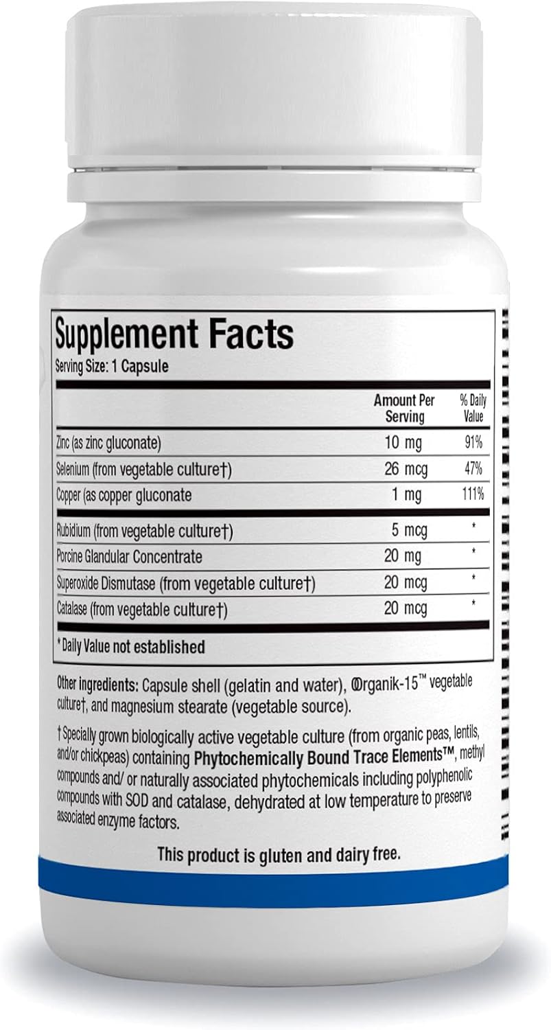 Biotics Research GTA-Forte® - Hormonal Balance Support with Porcine Glandular & Trace Elements - 90 Capsules