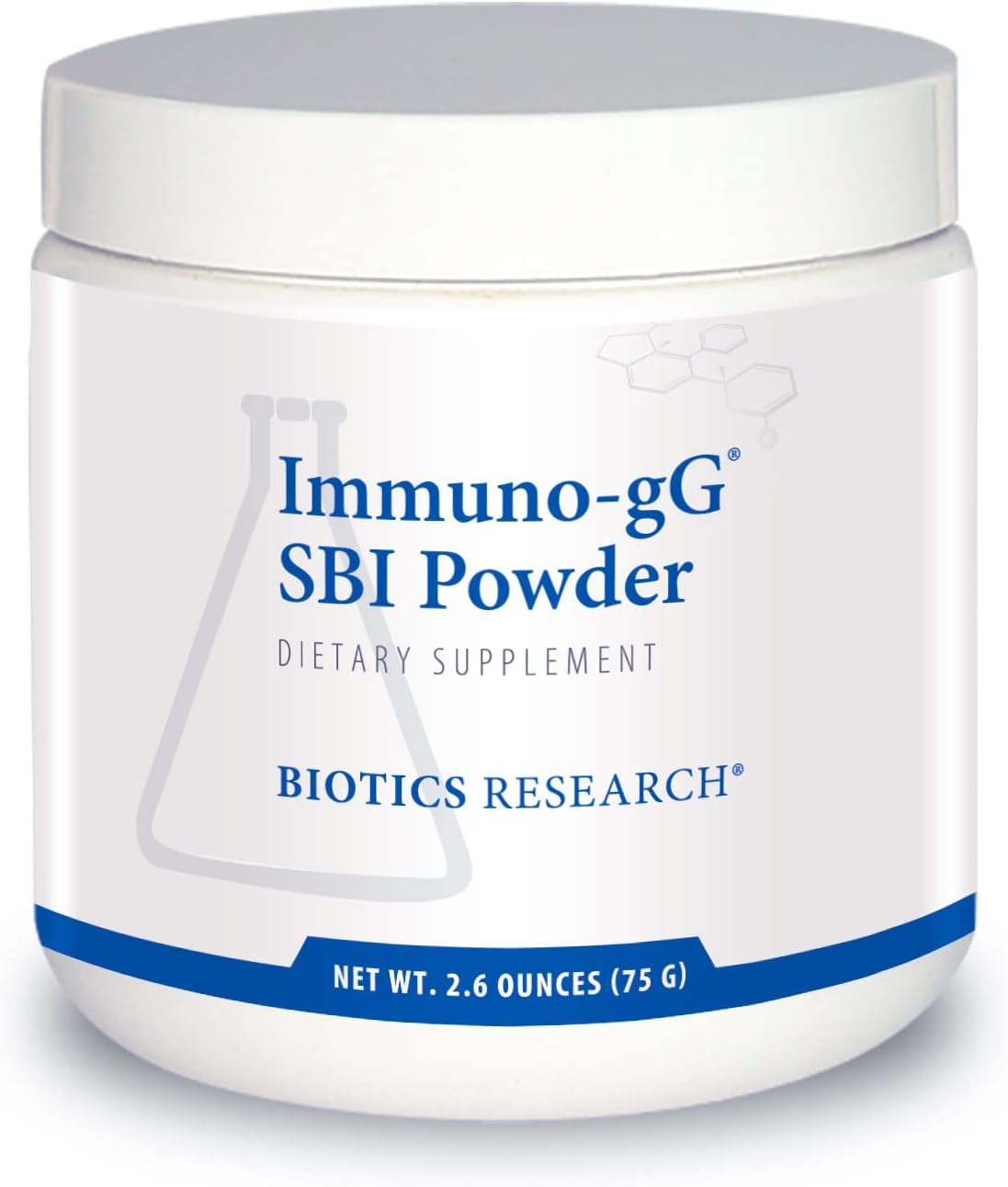 Biotics Research Immuno-gG SBI Powder: Ultimate IgG Gut Health Support - Dairy Free 2.6 Oz