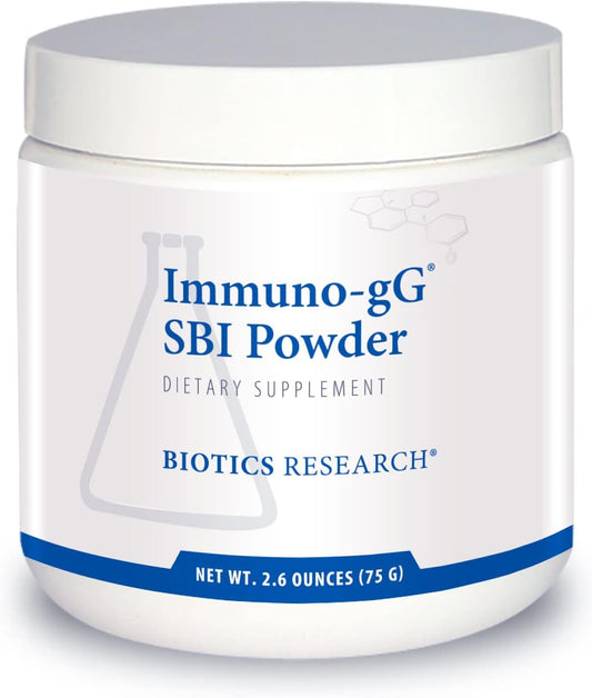 Biotics Research Immuno-gG SBI Powder: Ultimate IgG Gut Health Support - Dairy Free 2.6 Oz