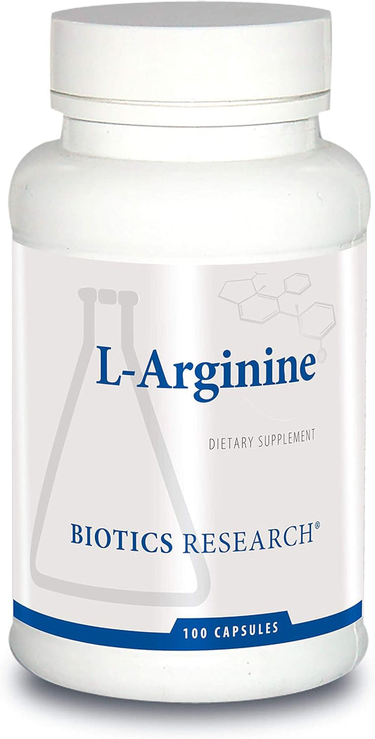 Biotics Research L Arginine: Amino Acid for Muscles, Exercise Performance, Nitric Oxide Booster - 100 Caps