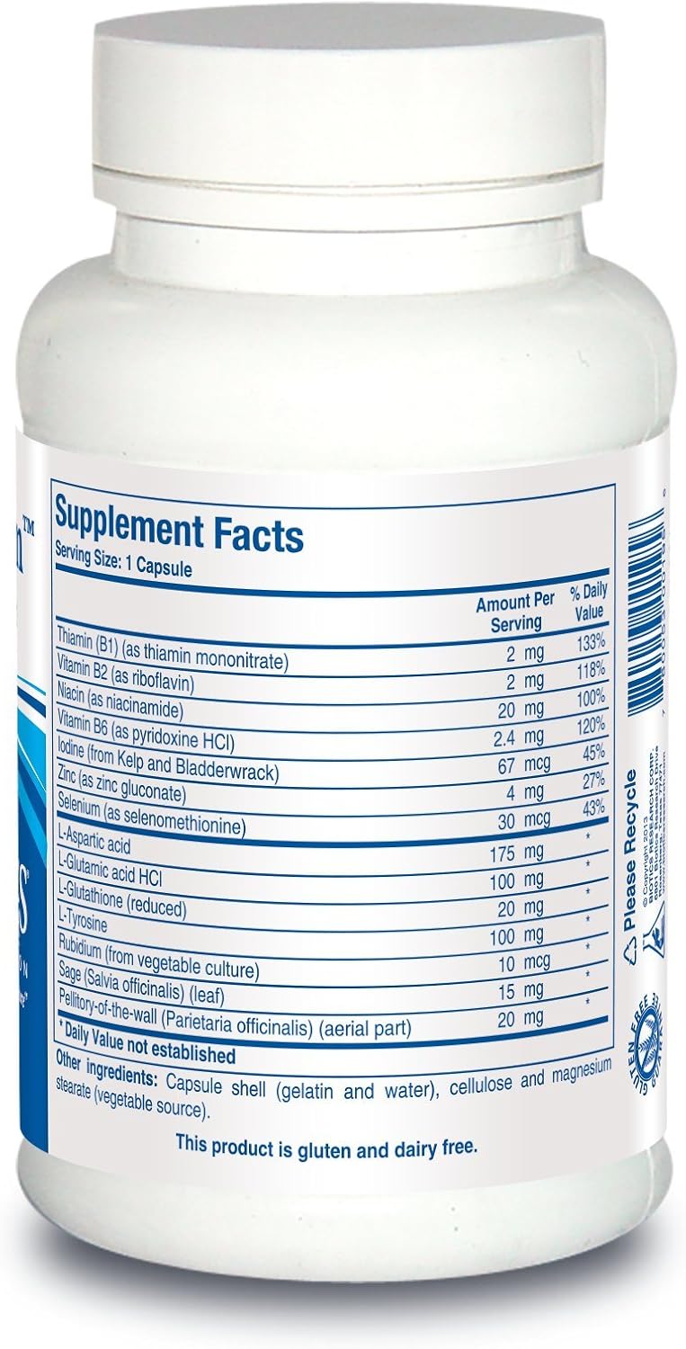 Biotics Research MEDA Stim - Endocrine Function & Thyroid Health Supplement with Iodine, Selenium, Magnesium - 100 Capsules