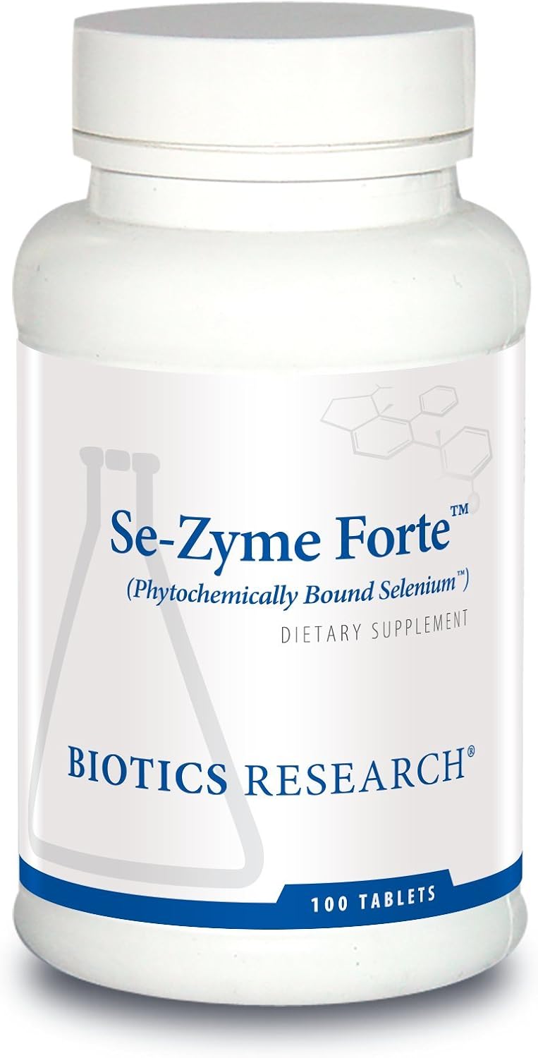 Biotics Research Se-Zyme Forte™ - Whole Food Selenium for Thyroid, DNA, and Cognitive Health - 100 Tabs