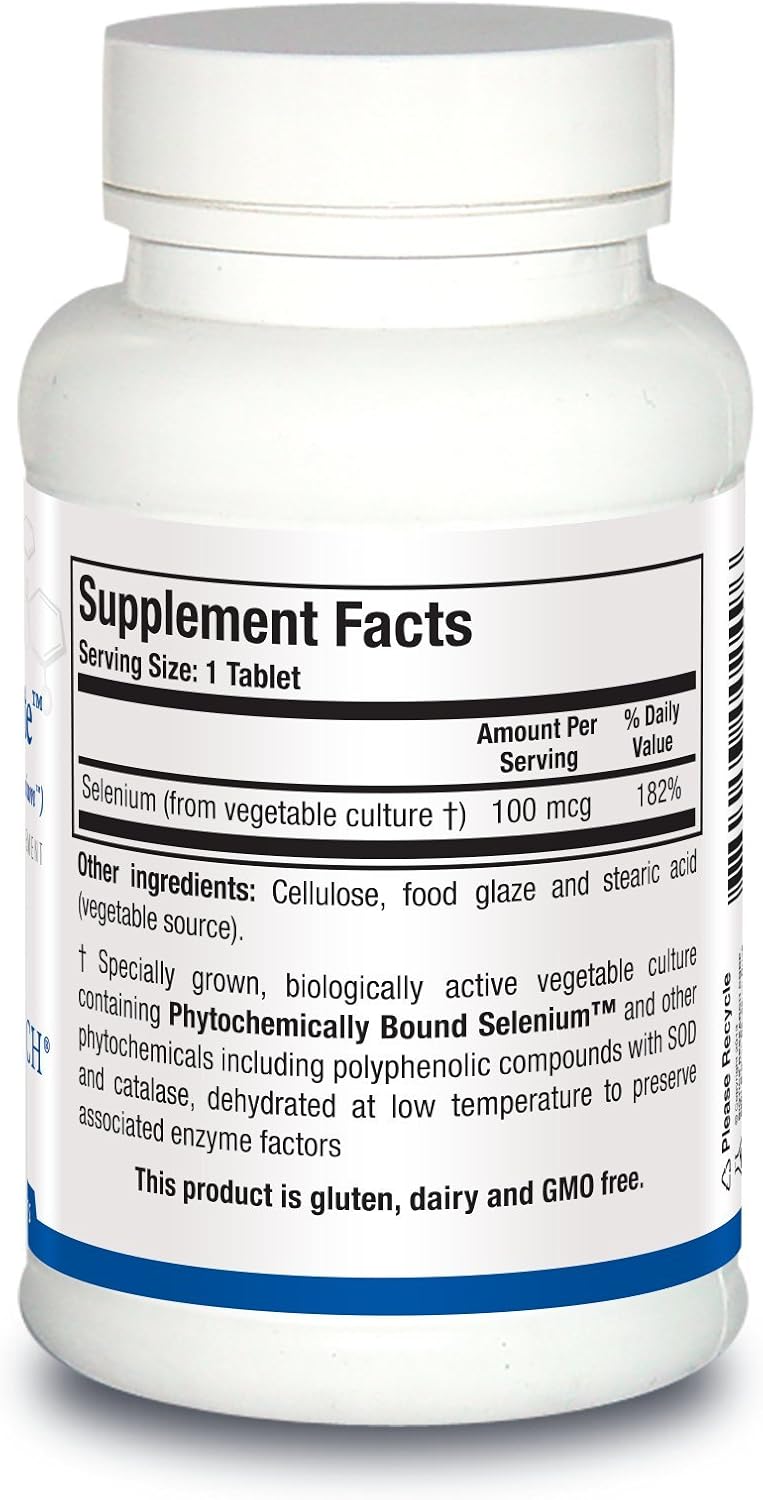 Biotics Research Se-Zyme Forte™ - Whole Food Selenium for Thyroid, DNA, and Cognitive Health - 100 Tabs