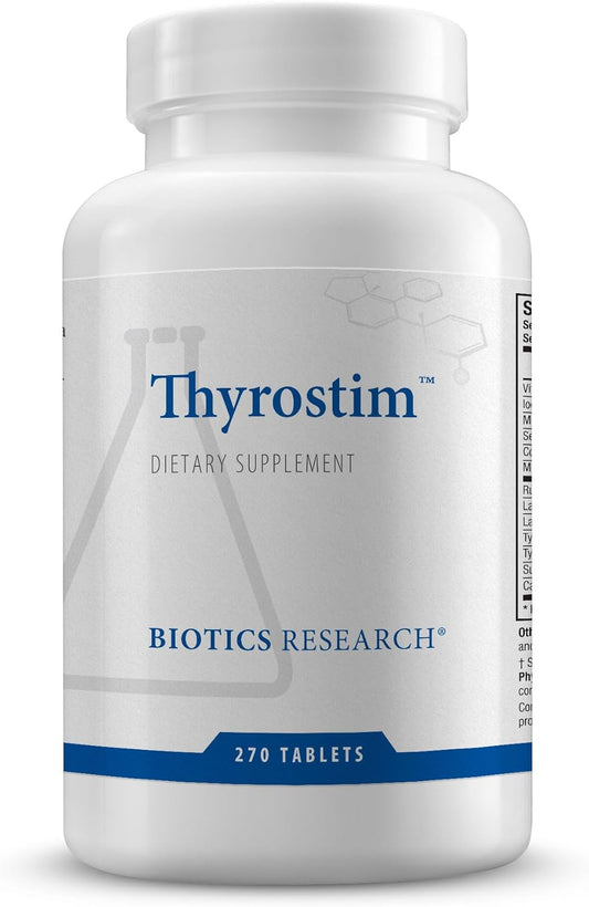 Biotics Research Thyrostim™ - Support Healthy Thyroid Hormones, Metabolism & Digestion with 270 Tablets