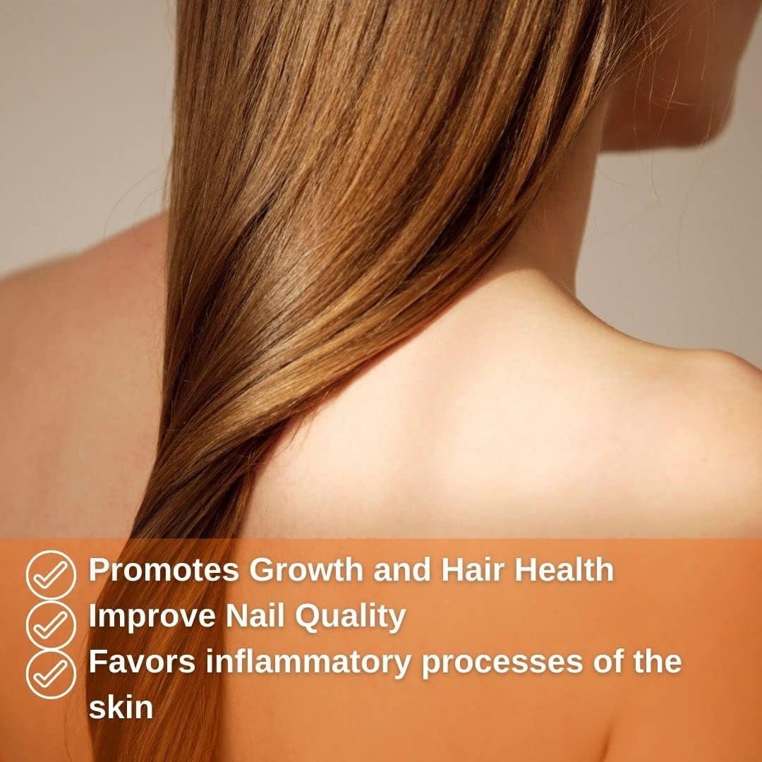 Biotin 10000mcg Supplement for Hair Growth, Skin, and Nails - 120 Softgels, Vitamin B7 for Women, Gluten Free