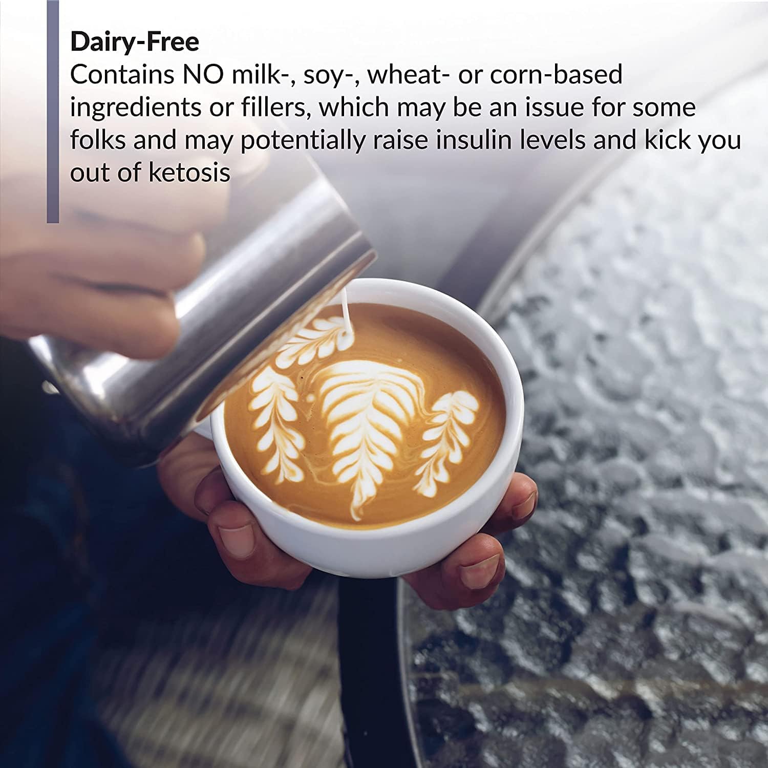 BioTrust Unflavored Keto Elevate Pure C8 MCT Oil Powder with BlenderBottle Bundle