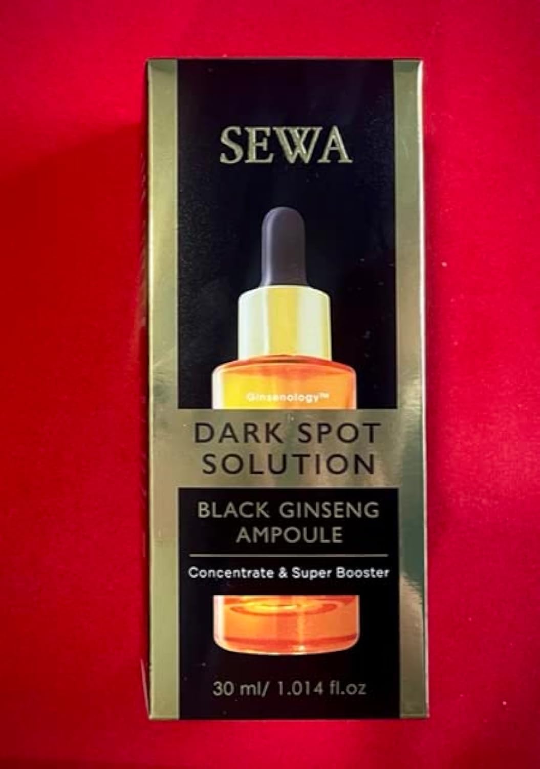 Black Ginseng Ampoule Concentrate Dark Spot Solution & Super Booster 30ml - Melasma Treatment - 1.01 Fl Oz