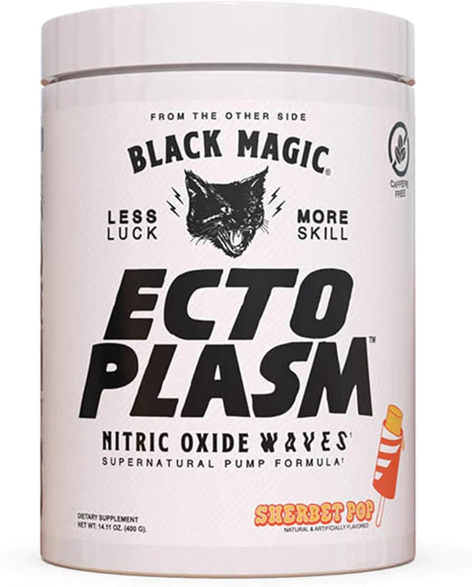 Black Magic Supply Ecto Plasm Non-Stimulant Pump Igniter - Sherbet Pop Flavor - Supernatural Pump Formula for Vascularity - 20 Servings