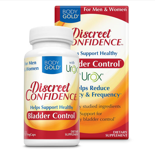 Bladder Support Capsules with Urox & Cranberry Extract - Promotes Confidence and Control, Gluten Free & Vegan - 60 Count, 30 Servings, Guaranteed Satisfaction