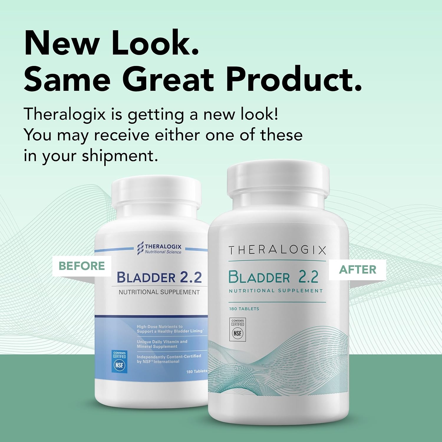 Bladder Support Supplement with Vitamins A, C, D, E, Zinc - 90-Day Supply - NSF Certified - 180 Tablets for Men & Women