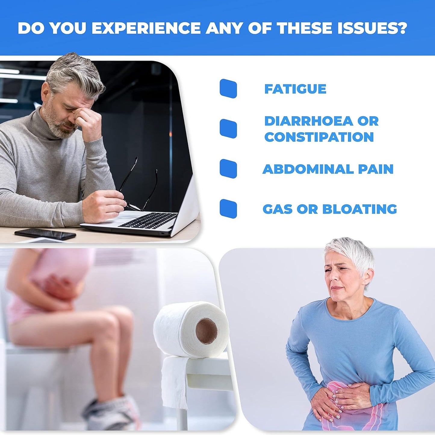 Bloating Relief Supplement with Black Walnut, Wormwood, Garlic - 60 Capsules by PUREHEALTH RESEARCH